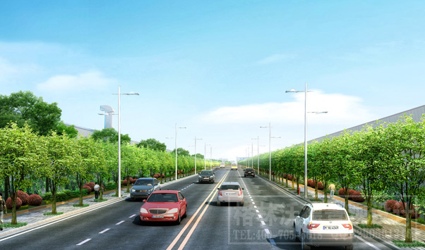 榔梨工业园道路景观设计