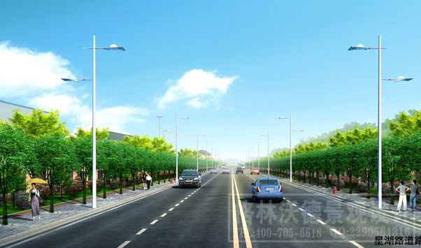 榔梨工业园道路景观设计